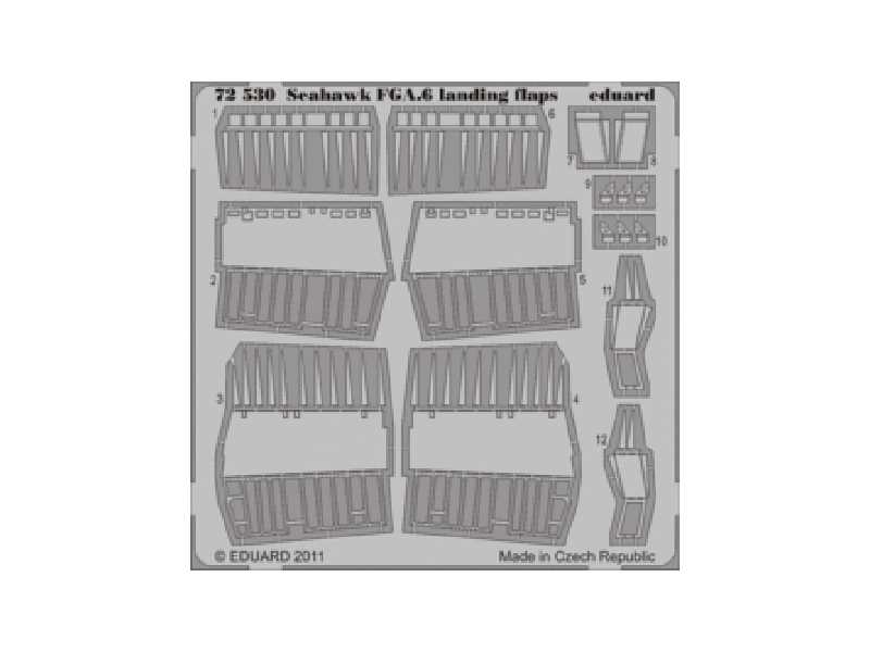 Seahawk FGA.6 landing flaps 1/72 - Hobby Boss - image 1