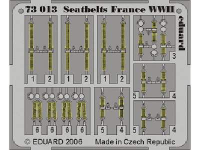 Seatbelts France WWII 1/72 - image 1