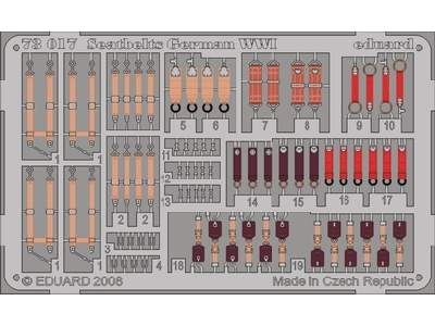 Seatbelts German WWI 1/72 - image 1