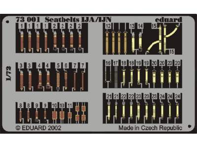 Seatbelts IJA/ IJN 1/72 - image 1