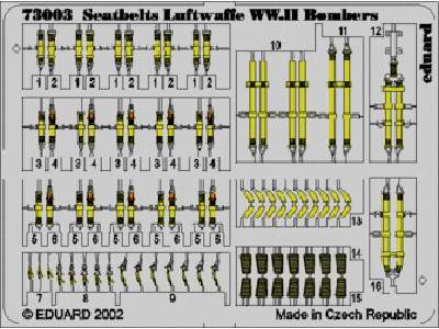 Seatbelts Luftwaffe WWII Bombers 1/72 - image 1