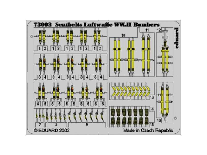 Seatbelts Luftwaffe WWII Bombers 1/72 - image 1