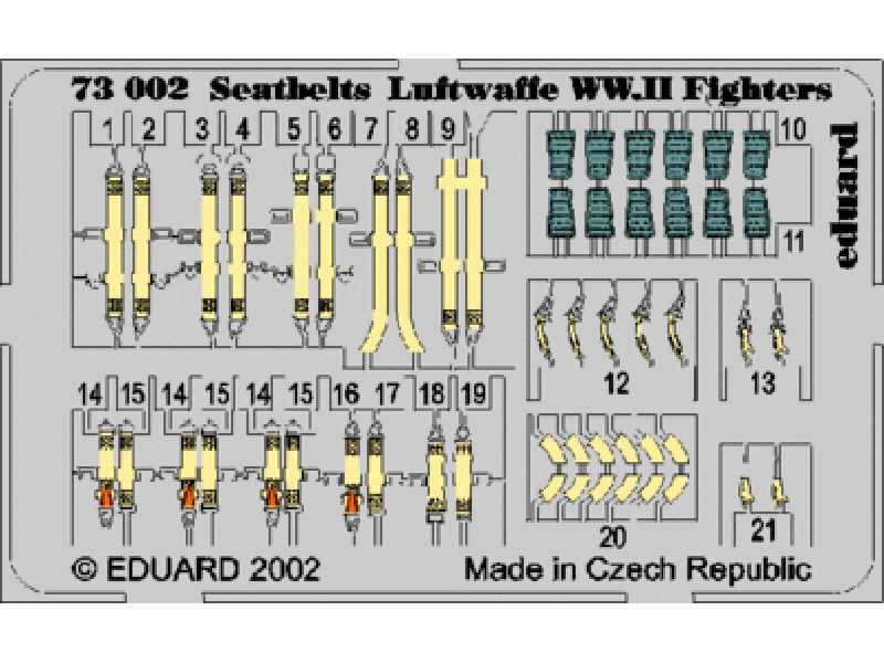 Seatbelts Luftwaffe WWII Fighters 1/72 - image 1