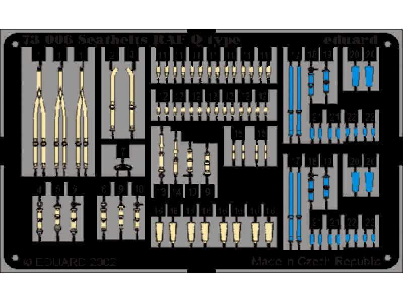 Seatbelts RAF Q type 1/72 - image 1
