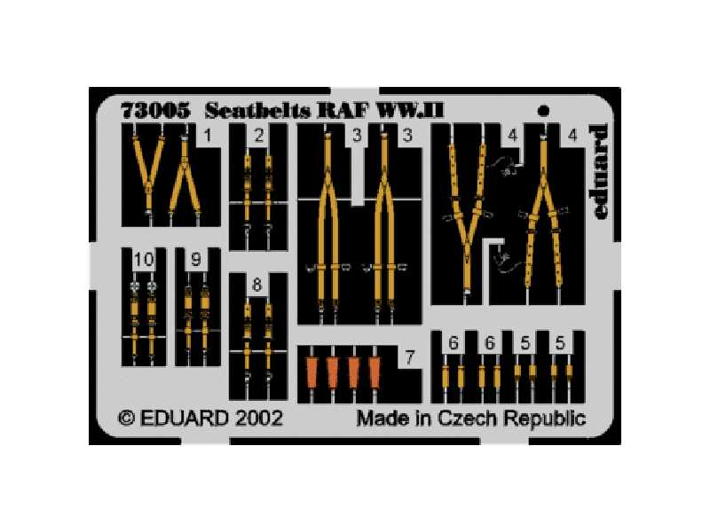 Seatbelts RAF WWII 1/72 - image 1