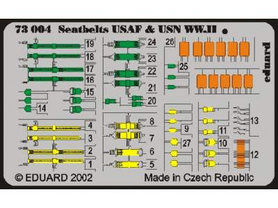 Seatbelts USAF & USN WWII 1/72 - image 1