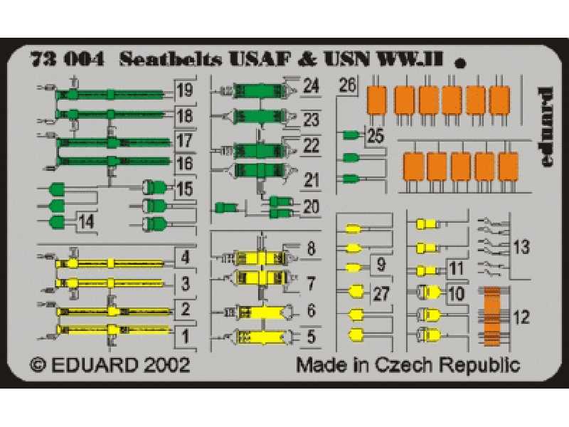 Seatbelts USAF & USN WWII 1/72 - image 1