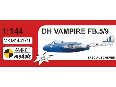 Dh Vampire Fb.5/9 'special Schemes' - image 1