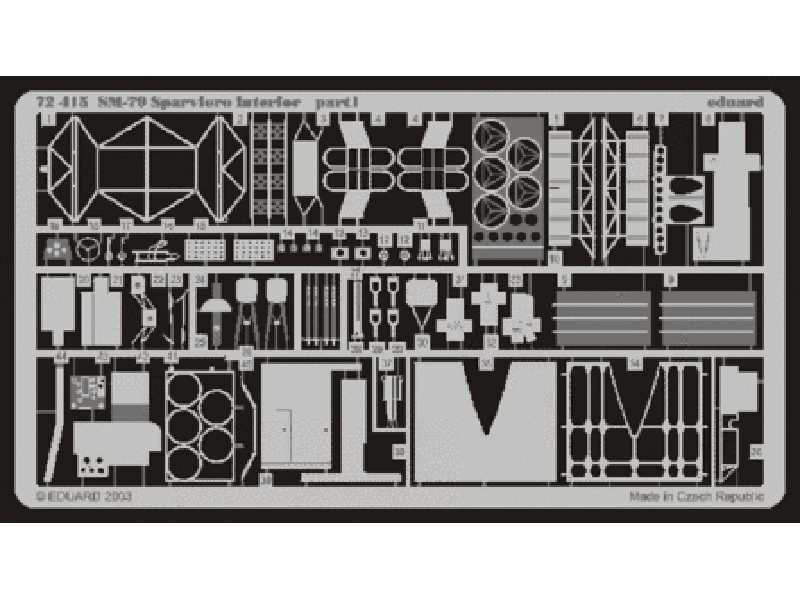 SM 79 Sparviero interior 1/72 - Italeri - image 1