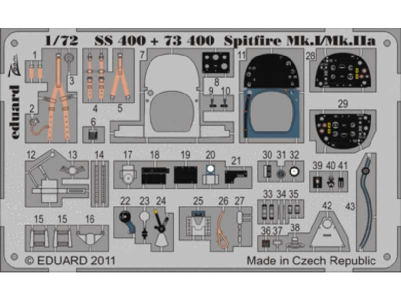 Spitfire Mk. I/Mk. IIa S. A. 1/72 - Airfix - image 1