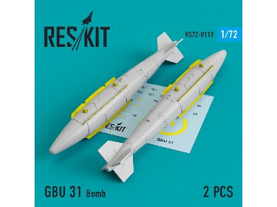 Gbu 31 Bomb (2 Pcs) (A-10, B-1, B-2, B-52, F-16, F-15, F-35) - image 1