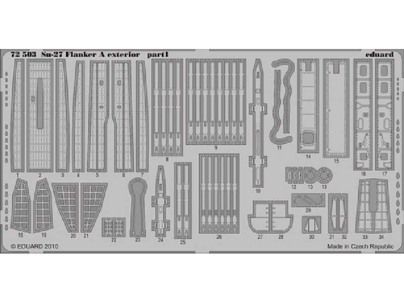 Su-27 Flanker A exterior 1/72 - Icm - image 1