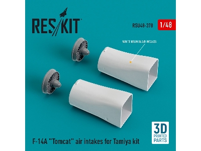 F-14a 'tomcat' Air Intakes For Tamiya Kit (3d Printed) - image 1