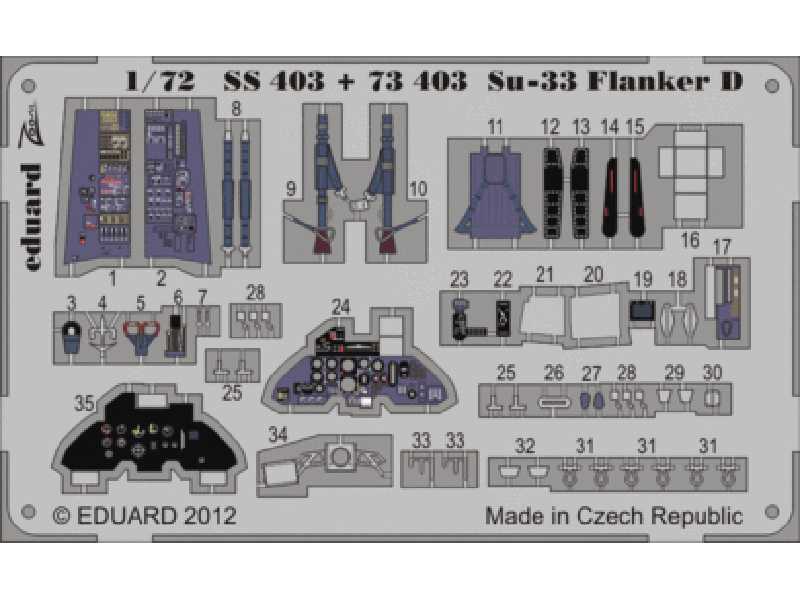 Su-33 Flanker D S. A. 1/72 - Hasegawa - image 1