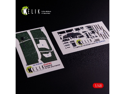 O-2a Skymaster Interior 3d Decals 'green Decoration Type' For Icm Kit - image 1