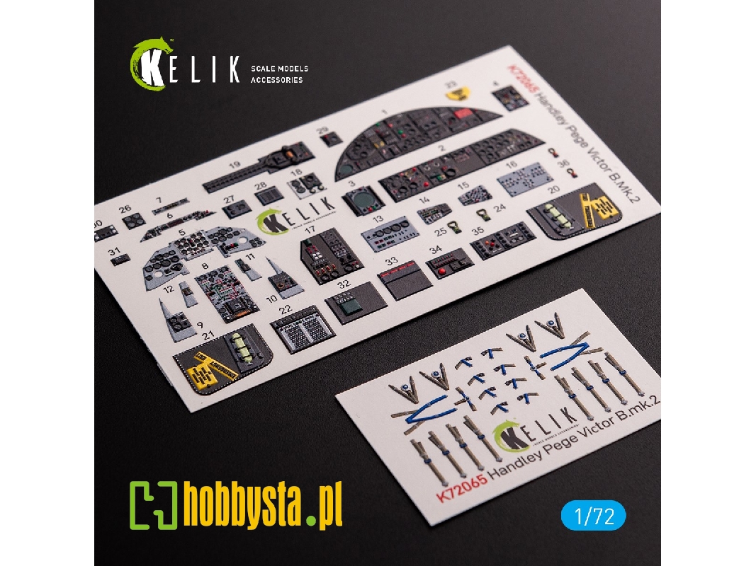 Handley Page Victor B Mk2 Interior 3d Decals For Airfix Kit - image 1 Handley Page Victor B Mk2 Interior 3d Decals For Airfix Kit - image 1
