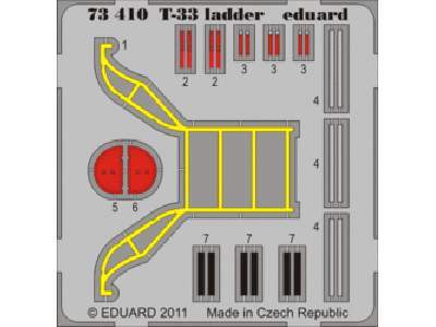 T-33 ladder 1/72 - Platz - image 1