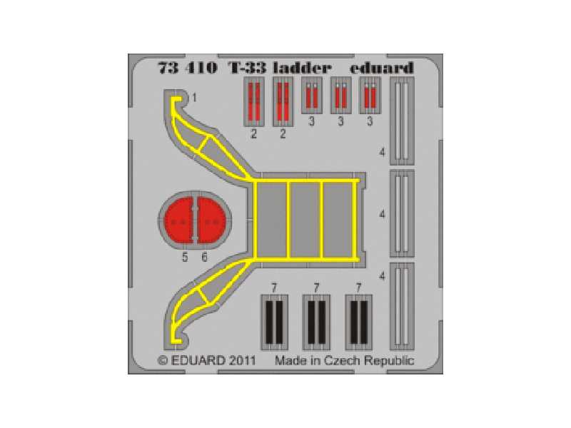 T-33 ladder 1/72 - Platz - image 1