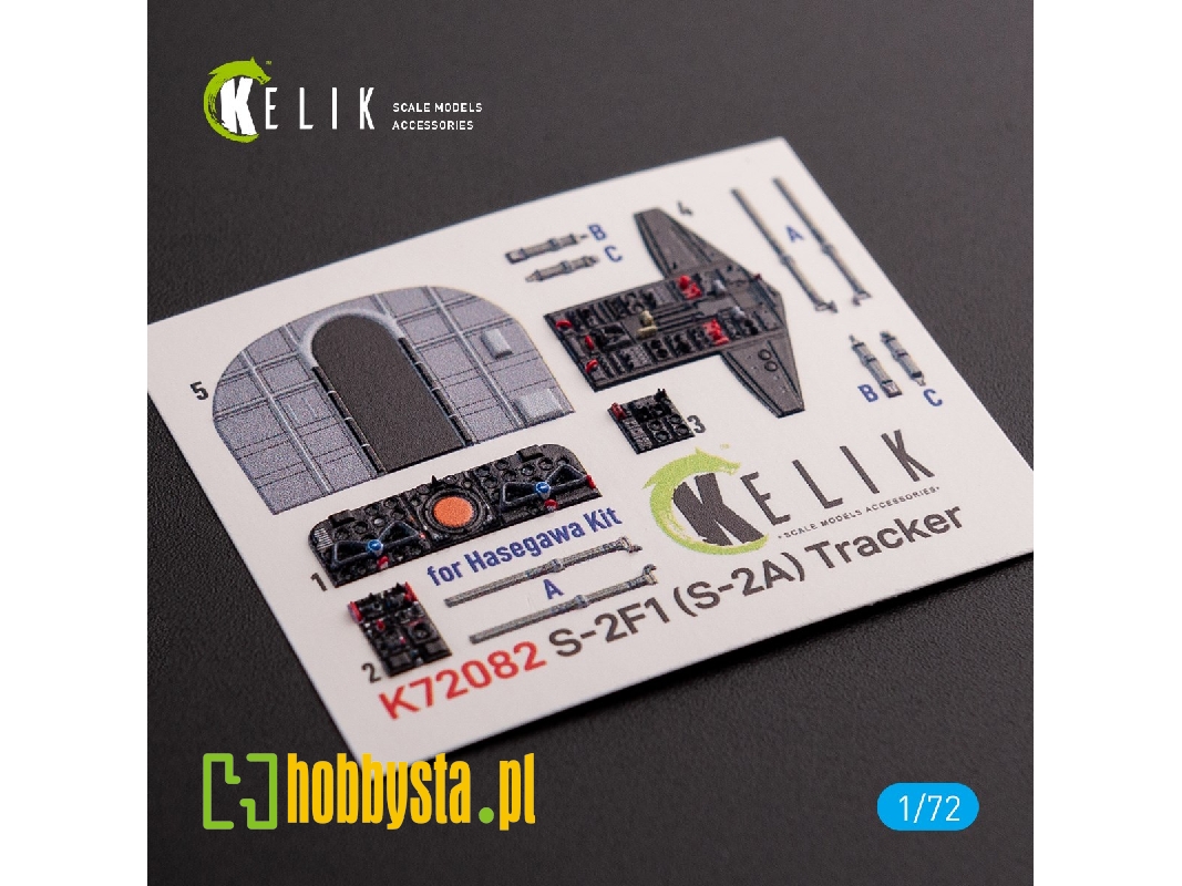 S-2a Tracker Interior 3d Decals For Hasegawa Kit - image 1 S-2a Tracker Interior 3d Decals For Hasegawa Kit - image 1