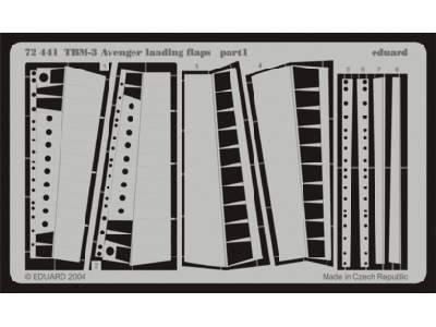 TBM-3 landing flaps 1/72 - Hasegawa - image 1