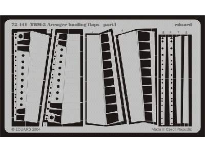 TBM-3 landing flaps 1/72 - Hasegawa - image 2