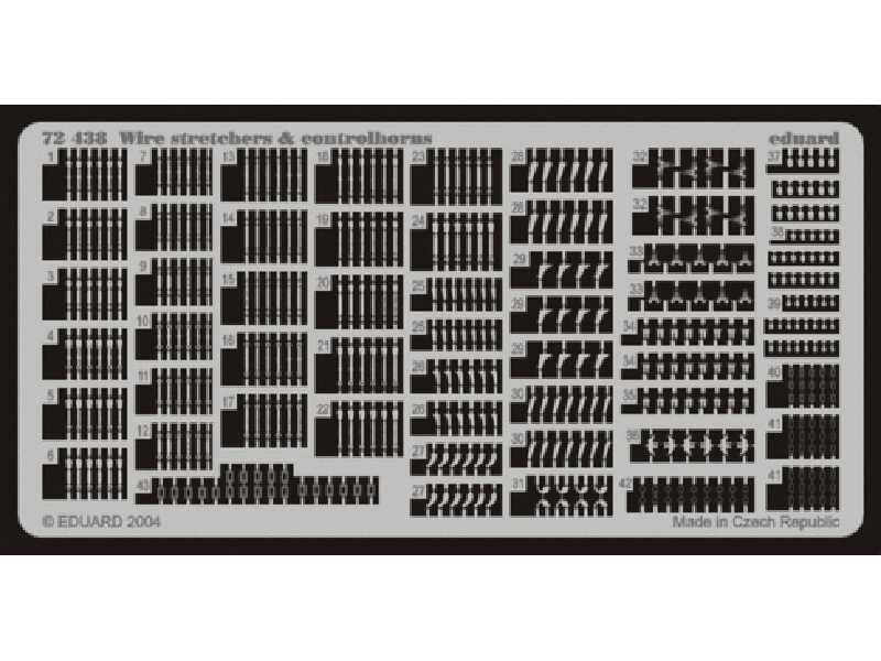 Wire Stretchers & Controlhorns 1/72 - image 1