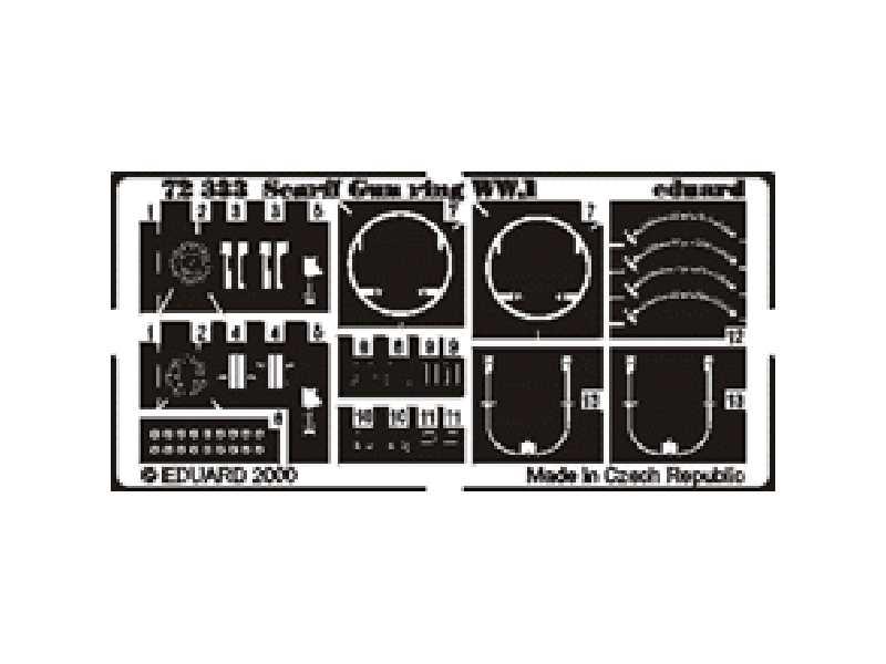 WWI Scarff Gun Ring 1/72 - image 1