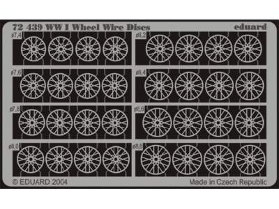 WWI Wheel Wire Discs 1/72 - image 1