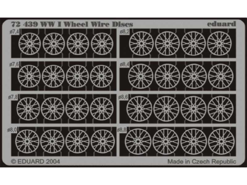 WWI Wheel Wire Discs 1/72 - image 1
