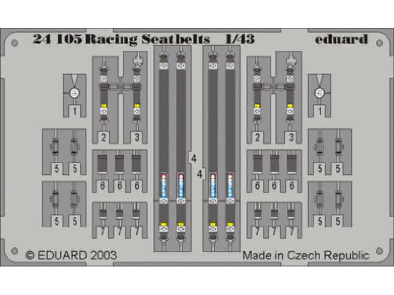 Sparco 4 points Black 1/43 - image 1