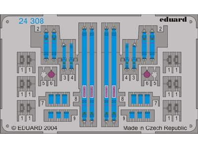 Sparco 6 points Blue 1/43 - image 1