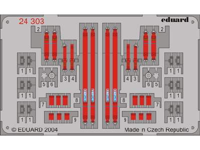 Sparco 6 points Red 1/43 - image 1