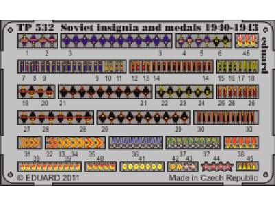Soviet insignia and medals 1940-1943 1/35 - image 1
