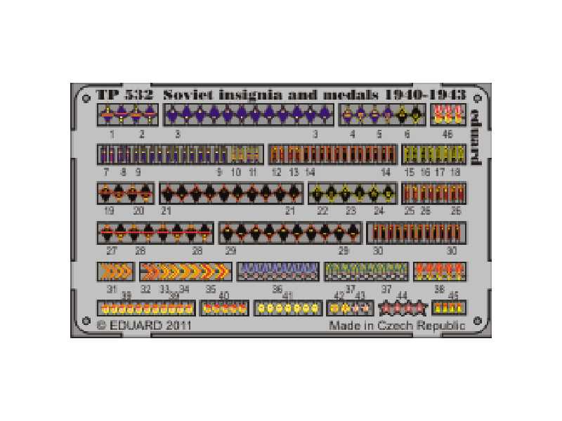 Soviet insignia and medals 1940-1943 1/35 - image 1