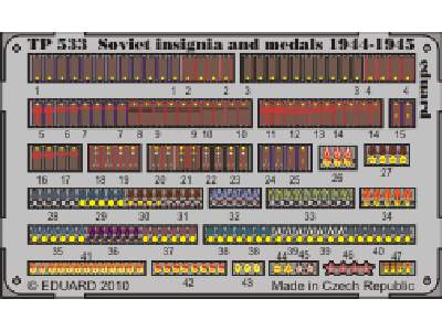 Soviet insignia and medals 1944-1945 1/35 - image 1