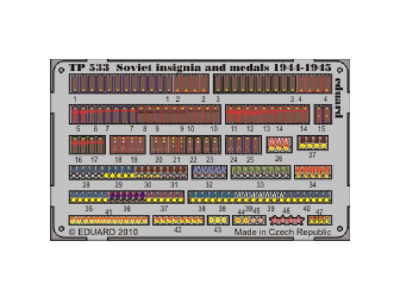Soviet insignia and medals 1944-1945 1/35 - image 1