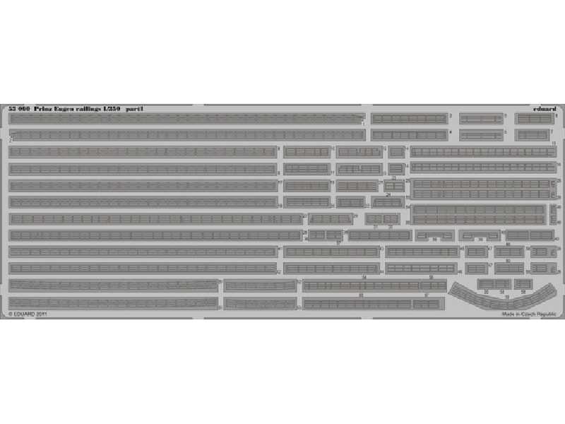 Prinz Eugen railings 1/350 - Trumpeter - image 1