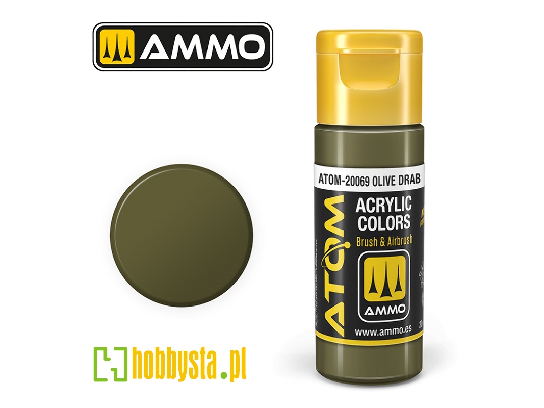 Atom-20069 Atom Color Olive Drab - image 1