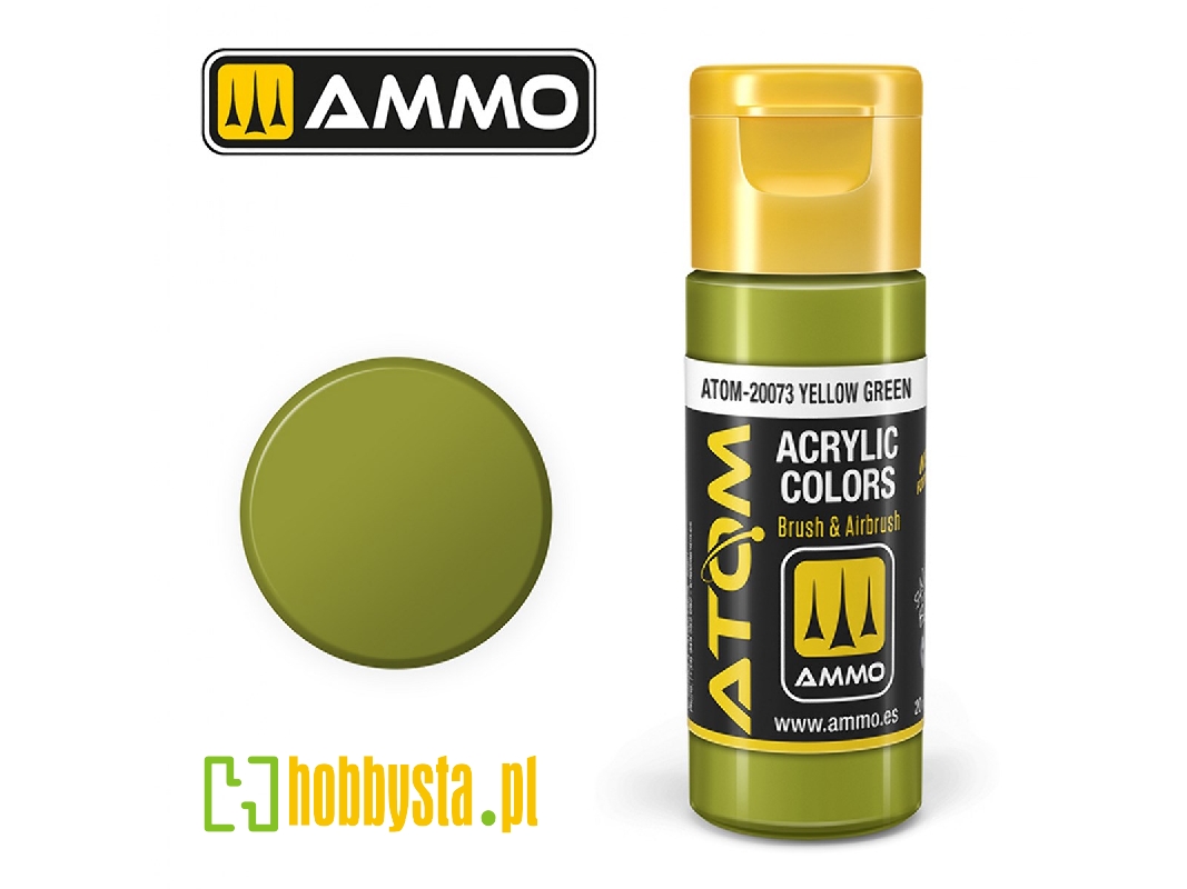 Atom-20073 Atom Color Yellow Green - image 1