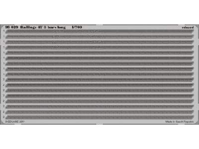 Railings 45´ 3 bars long 1/700 - image 1