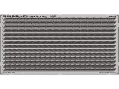 Railings 45´ 3 chain bars long 1/350 - image 1