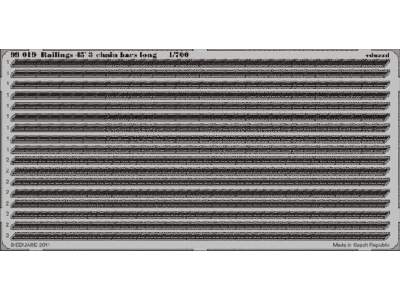 Railings 45´ 3 chain bars long 1/700 - image 1