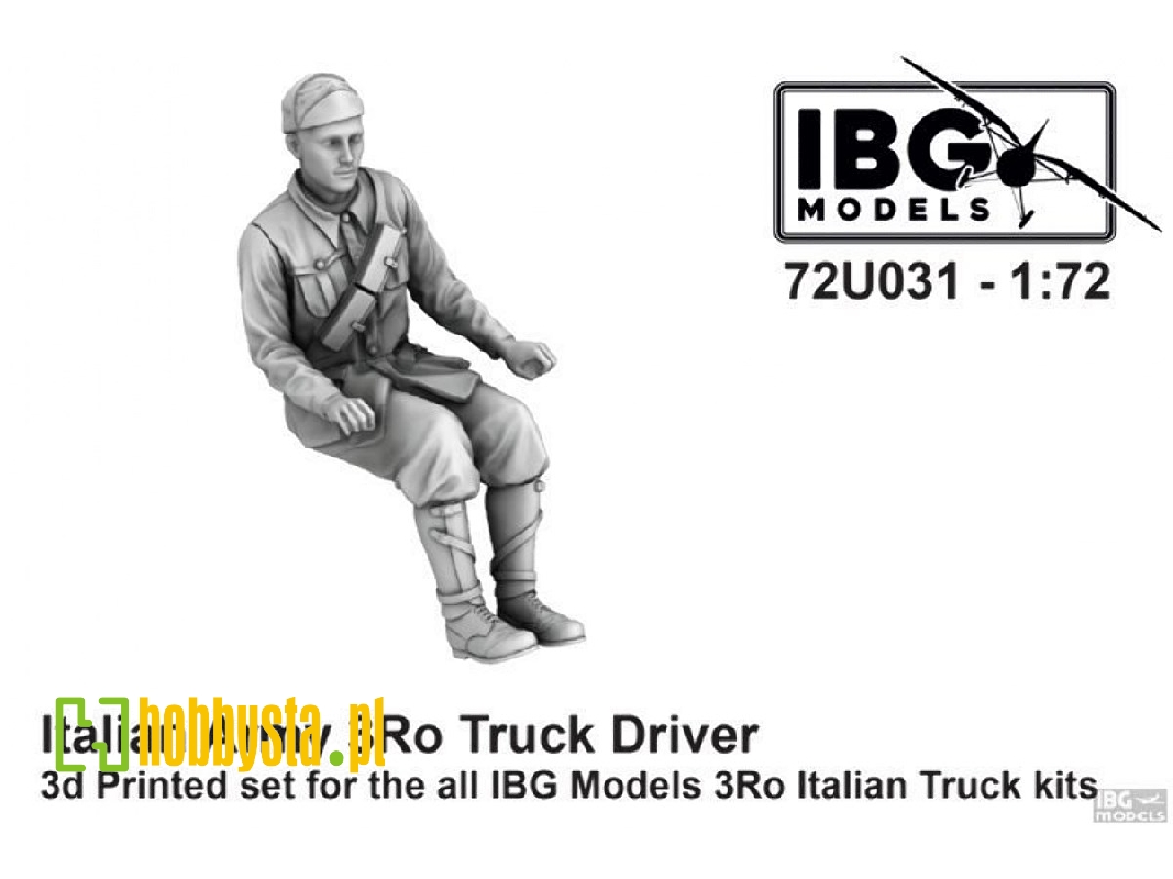 Italian Army 3ro Truck Driver - 3d Printed Set For All Ibg Kits - image 1 Italian Army 3ro Truck Driver - 3d Printed Set For All Ibg Kits - image 1