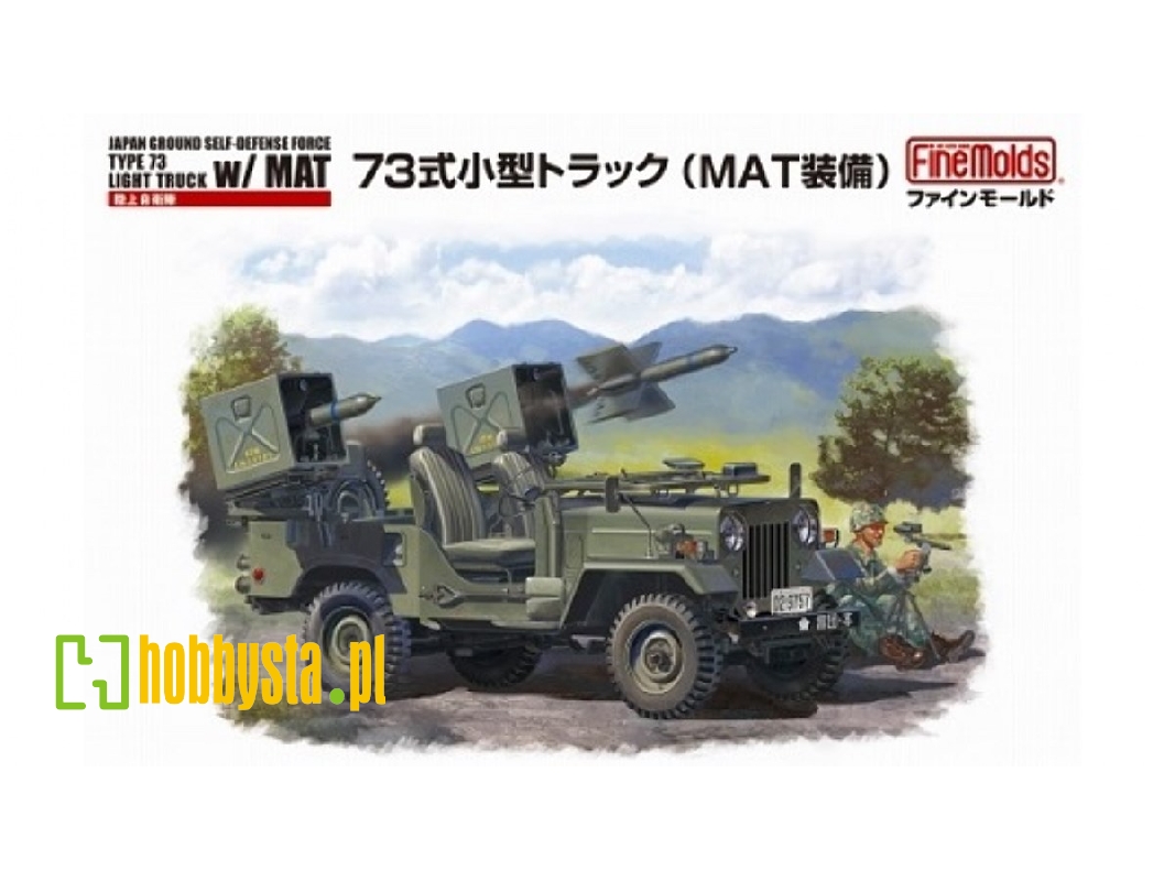 Jgsdf Mitsubishi Type 73 Light Truck W/ Mat - image 1