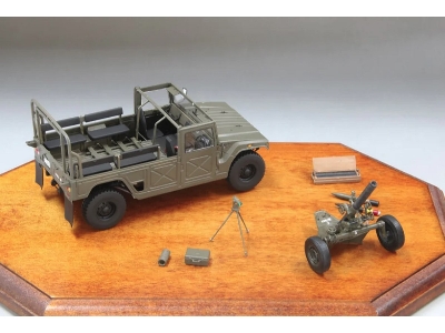 Jgsdf 120mm Mortar Rt W/ Heavy Mortar Towing Truck - image 3