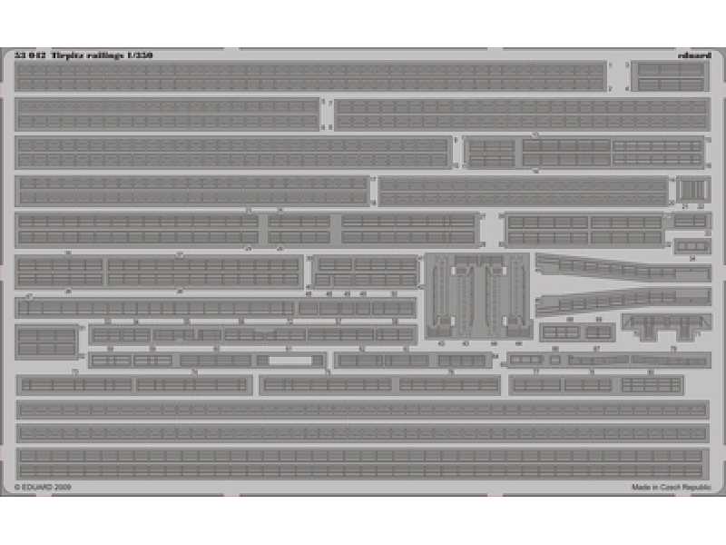 Tirpitz railings 1/350 - Revell - image 1