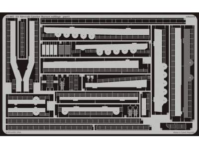 US Aircraft Carrier  Hornet railings 1/350 - Trumpeter - image 1