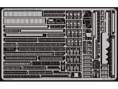 US Aircraft Carrier  Hornet railings 1/350 - Trumpeter - image 3