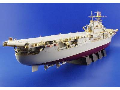 US Aircraft Carrier  Hornet railings 1/350 - Trumpeter - image 8