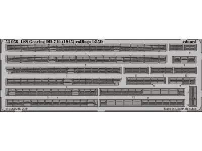 USS Gearing DD-710 (1945) railings 1/350 - Dragon - image 1